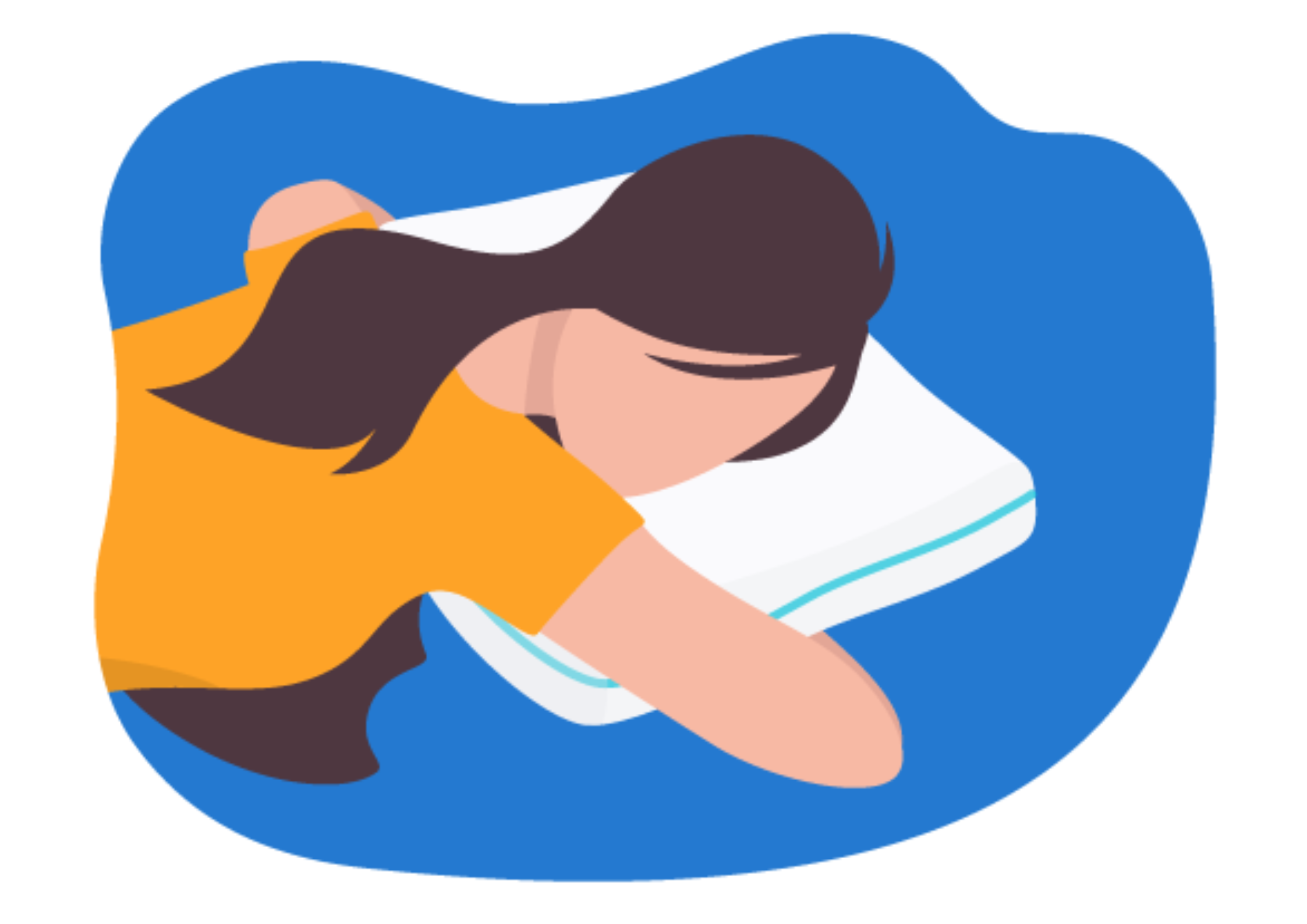 oreiller pour dormir sur le ventre